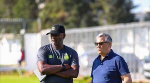 راضي الجعايدي مع رئيس الترجي