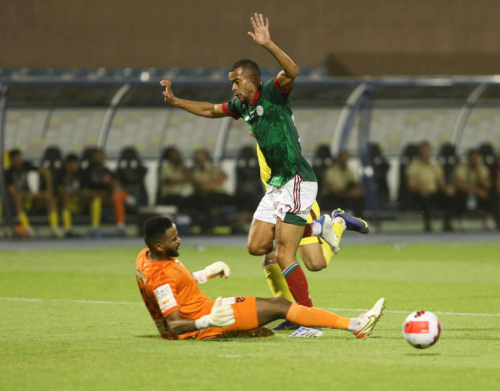 من المباراة  (من حساب الاتفاق على تويتر)