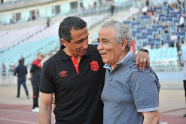 فوزي البنزرتي مع عادل السليمي اليوم