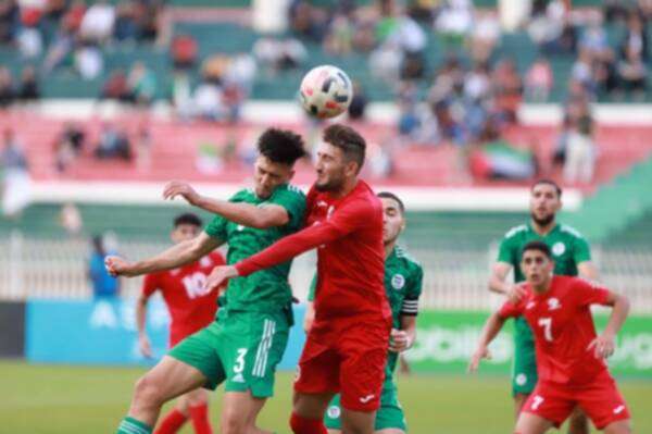 لقاء الجزائر وفلسطين