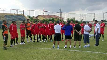 جانب من معسكر المنتخب اليمني