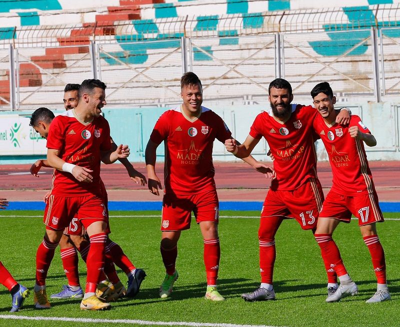 لاعبو بلوزداد (نقلاعن حساب النادى علي فيسبوك)