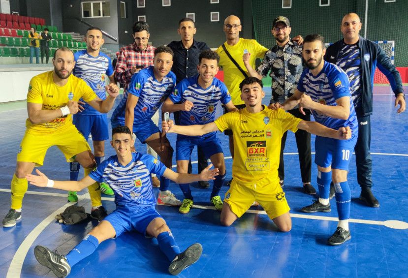 فرحة لوكوس القصر الكبير بعد التأهل للنهائي