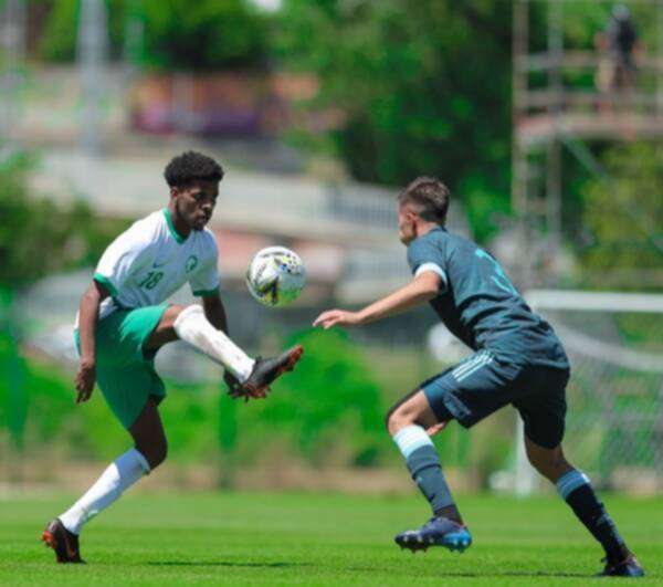 جانب من المباراة