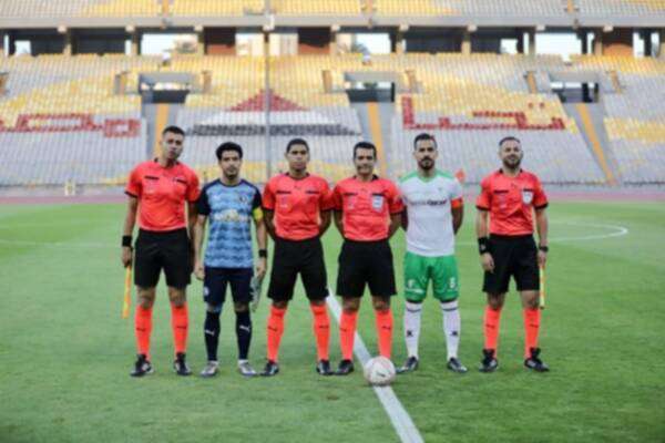 من مباراة المصري وبيراميدز