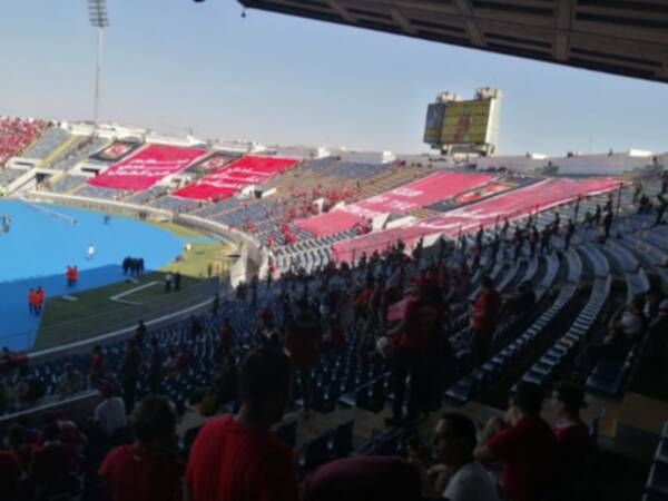 ملعب محمد الخامس قبل المباراة