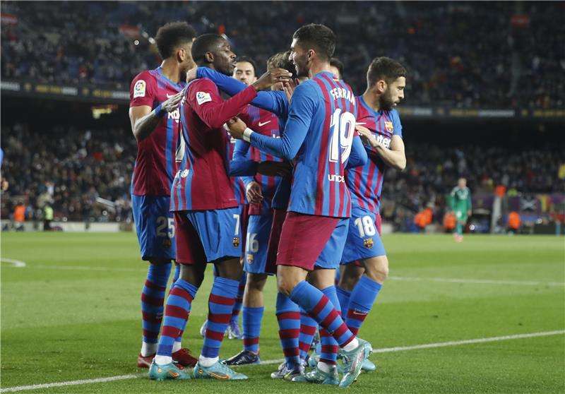 لاعبو برشلونة