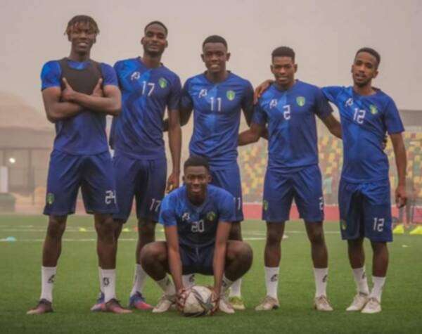 لاعبو منتخب موريتانيا