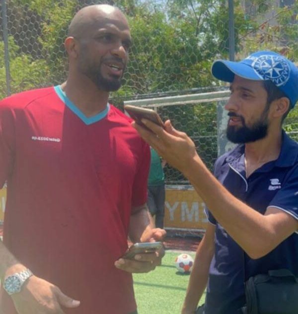 الحبسي مع مراسل كووورة