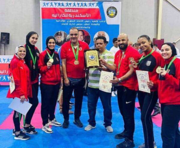 فريق سيدات الأهلي للكاراتيه