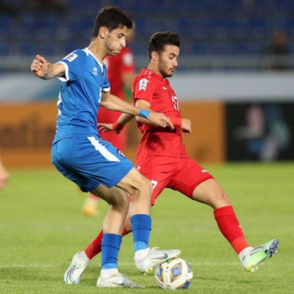 من مباراة الأردن والكويت
