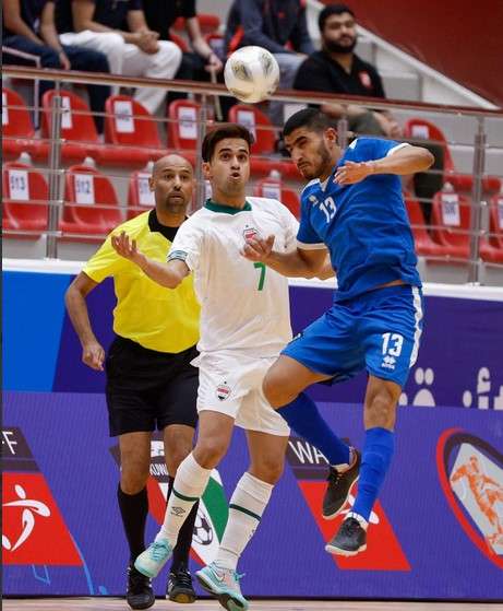 من مباراة الكويت والعراق