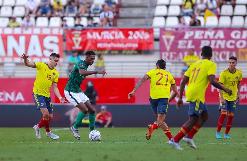 من اللقاء (نقلا عن حساب المنتخب السعودي على تويتر)