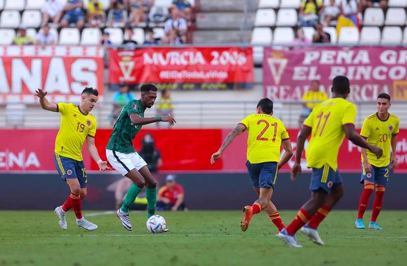 من اللقاء (نقلا عن حساب المنتخب السعودي على تويتر)