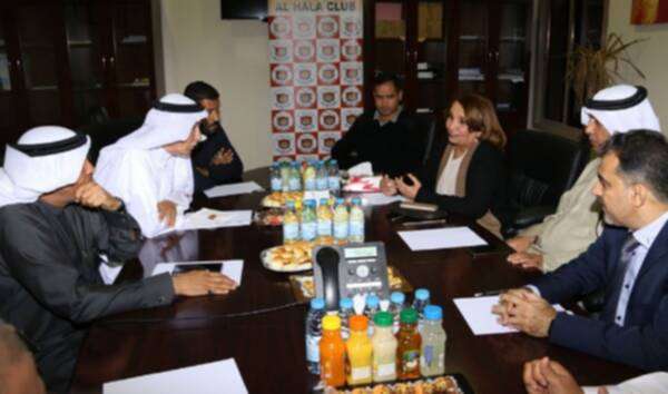 اجتماع سابق للحالة مع الشيخة حياة