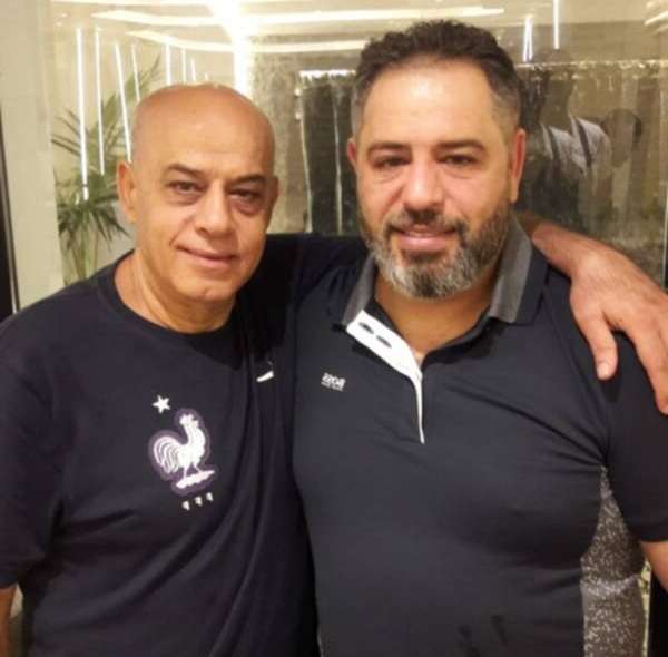 رجب العلي مع شقيقه علي العلي