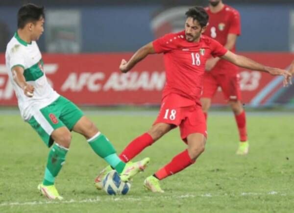 من مباراة الأردن وإندونيسيا