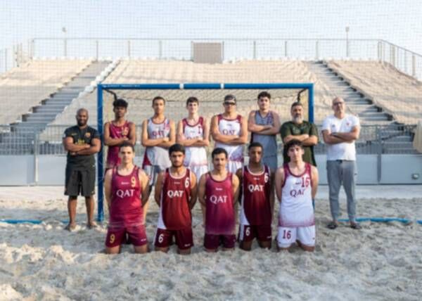 منتخب الناشئين القطري لكرة اليد الشاطئية