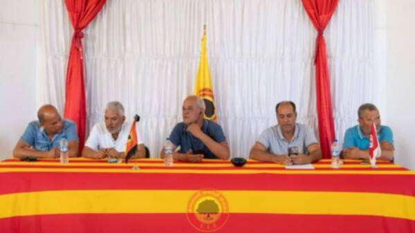 من مؤتمر صحفي لرئيس ترجي جرجيس على الوريمي