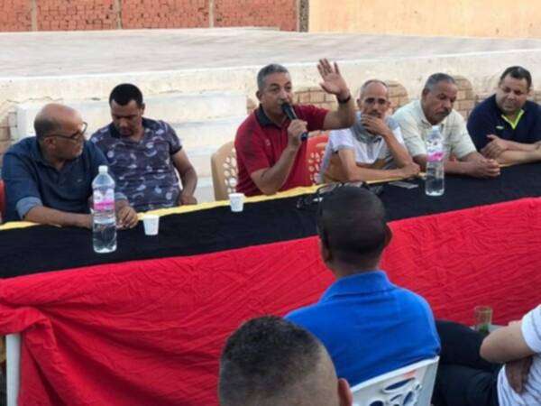 اجتماع رئيس نجم المتلوي وجماهير الفريق اليوم