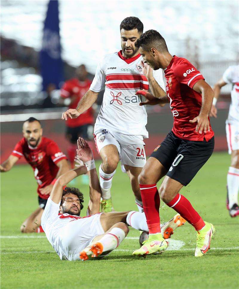 من مباراة سابقة بين الأهلي والزمالك