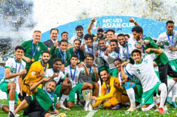 لاعبو منتخب السعودية الأولمبي