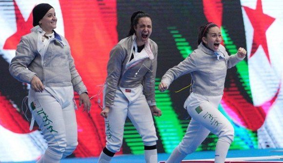 لاعبات منتخب الجزائر