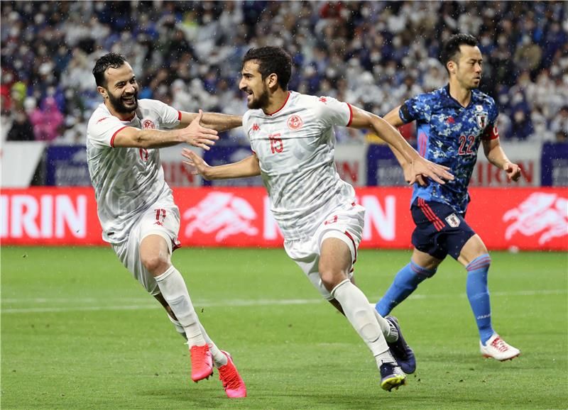 من مواجهة منتخب تونس الأخيرة مع اليابان