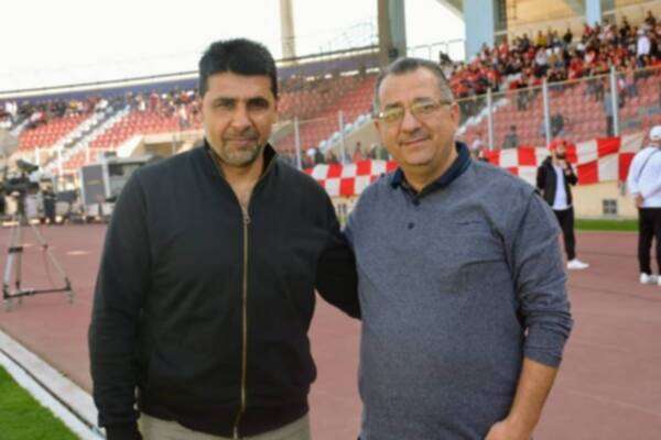 عمار الشمالي مع مراسل كووورة في سوريا