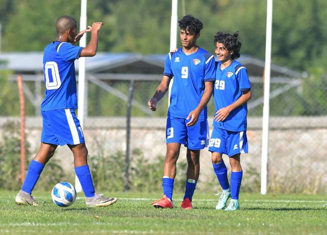 لاعبو منتخب الكويت