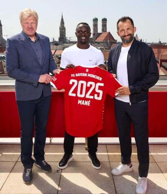 ساديو ماني بعد التوقيع