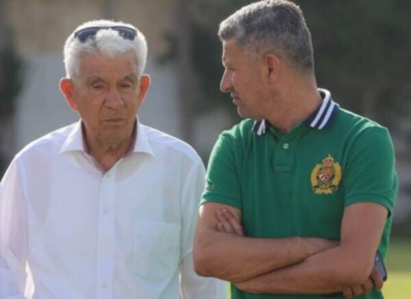 زبير بية مع الرئيس السابق للفريق عبد الجليل بوراوي