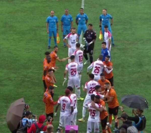 من مباراة الوداد ونهضة بركان