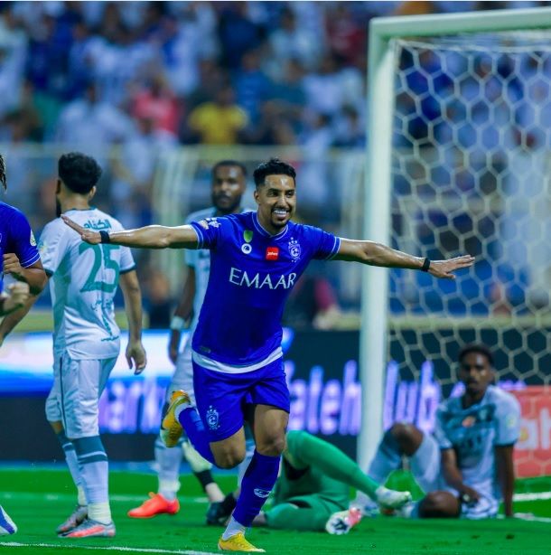 سالم الدوسري بعد هز شباك الفتح