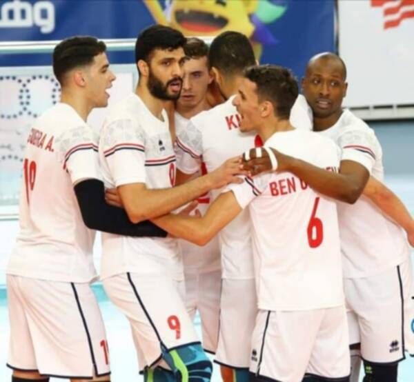 فرحة لاعبي منتخب تونس