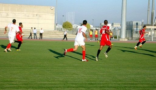 لقطة لمباراة منتخبي اليمن والأردن