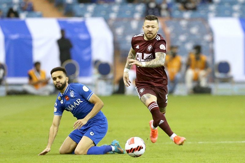 جانب من مباراة الهلال والفيصلي