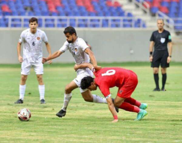 جانب من المباراة