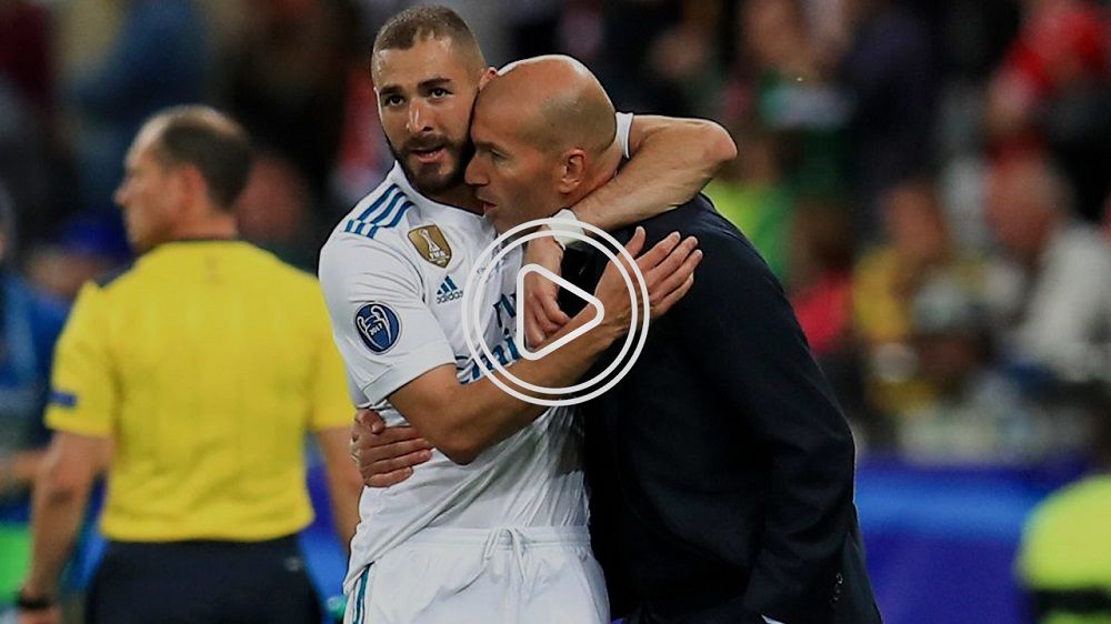 زيدان وبنزيما