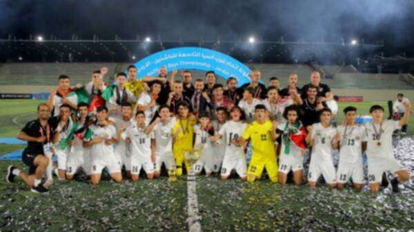 منتخب الأردن بعد التتويج