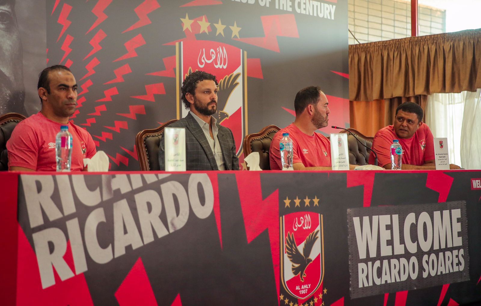 حسام غالي في المؤتمر الصحفي