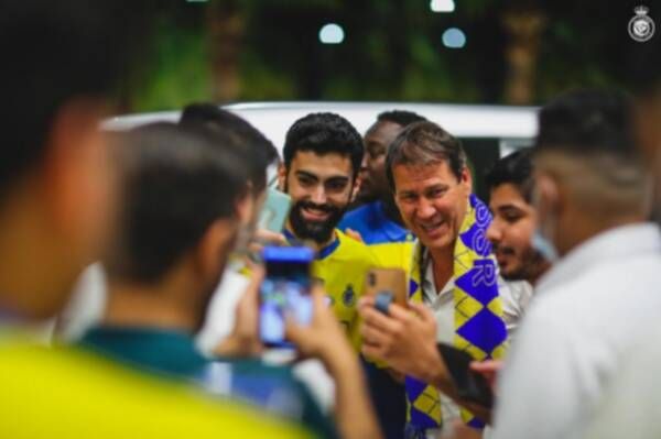 رودي جارسيا مع جماهير النصر