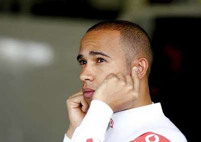 British Formula One driver Lewis Hamilton of McLaren