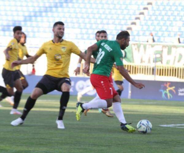 من لقاء سابق بين الحسين إربد والوحدات