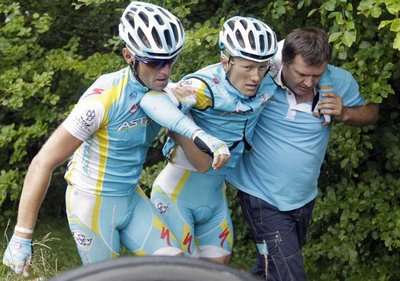 الكسندر فينوكوروف بعد تعرضه للحادث