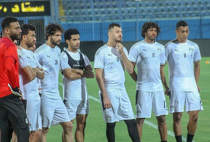 لاعبو منتخب مصر
