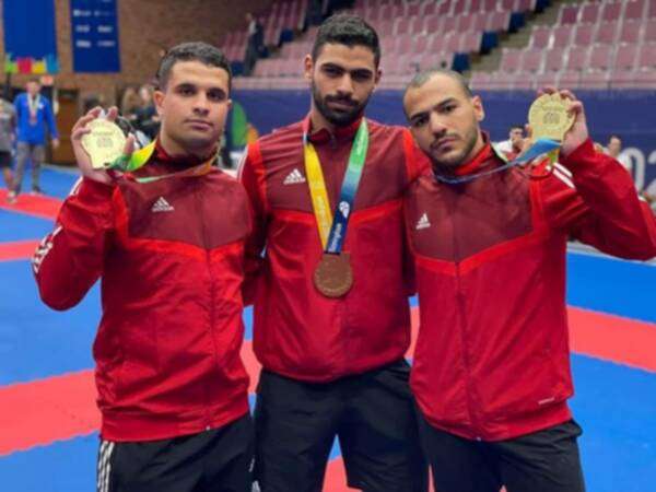 لاعبو منتخب مصر للكاراتيه