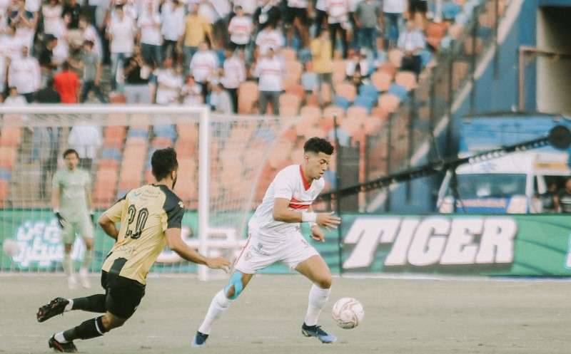 إمام عاشور في مباراة المقاولون