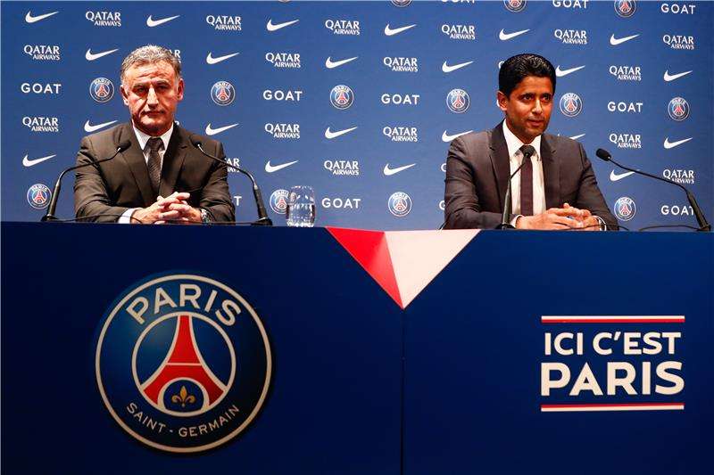 الخليفي والمدرب جالتيه