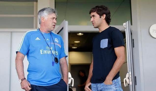 راؤول جونزاليس وأنشيلوتي